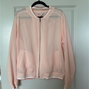 Target Merona brand - see through vintage inspired zip up - size XXL